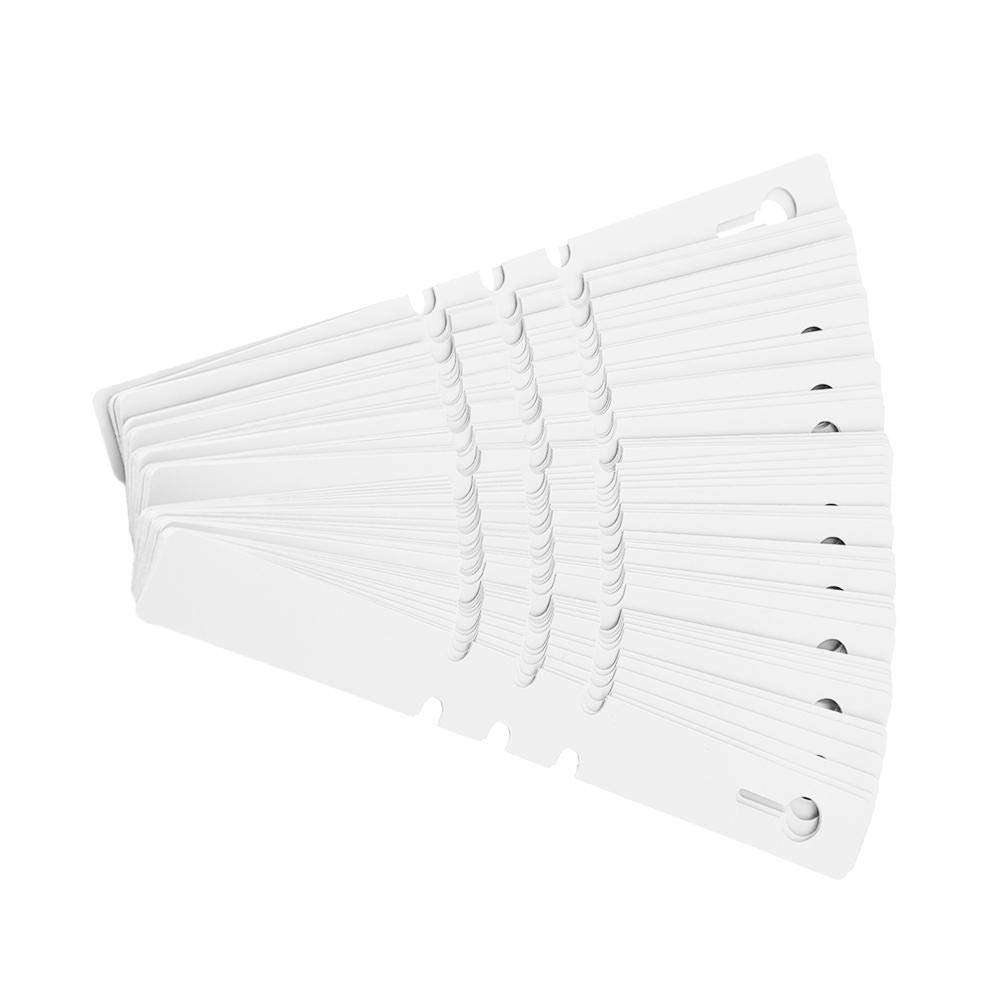 TOPINCN Plastic Plant Tree Tags Marker Pack of 100 Wrap Around Hanging Nursery Garden Decor Reusable Labels Lawn Ornament 21 X 2 Cm (White)