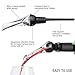 Zestkit Wine Aerator Pourer Modern Aerating Pourer Red and White Wine Decanter Spout, Black