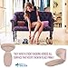Premium Heel Cushion Pads 8 PCS - Self-Adhesive Shoe Insoles - Soft Gel Shoe Inserts - Blister and Callus Prevention and Protection Heel Pain Relief for Men and Women (Beige)