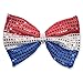 Patriotic Set; Patriotic Light up Glasses, Patriotic Giant Bow Tie, Patriotic Award Ribbon Pin, Patriotic Headband and Patriotic Horn on a Chain.