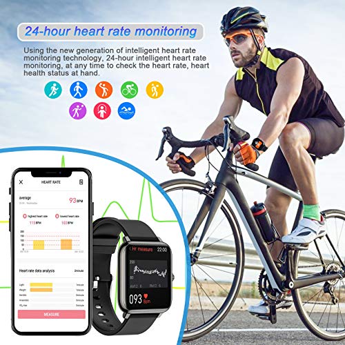 Smart Watch Fitness Tracker Heart Rate Monitor Activity Tracker with 1.3 Inch Touch Screen Step Counter for Women and… - Image 3