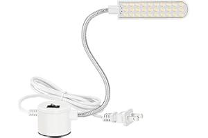 Amazing power Sewing Machine Light LED Flexible Gooseneck Work Lamp with Magnetic Mount Base for Workbench Lathe Drill Press