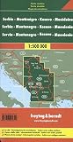 Image de Serbia, Montenegro & Macedonia FB 1:500K (English, Spanish, French, Italian and German Edition)