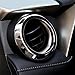 Vesul 4PCs Chrome Dashboard Air Vent Outlet Cover Trim Compatible with Toyota RAV4 2013 2014 2015 2016 2017 2018