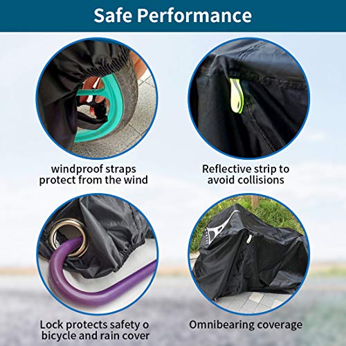 Bicycle Covers Outdoor Storage Waterproof,Bike Tarp Waterproof,Tarp for