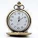 Ddjbdb Quartz Mens Pocket Watch 35CM Fob Chain for Mens with Box, I Love You Till The End of Time Silver