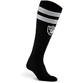 For Bare Feet NFL LAS VEGAS RAIDERS Cozy Feather Compression Varsity Stripe Team Color Small/Medium
