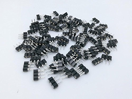 100 pcs 3p Socket for Transistor, pitch 0.1 inch 2.54 mm