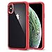 Spigen for iPhone Xs Case & for iPhone X, Ultra Hybrid [Anti-Yellowing] [Compatible with Wireless Charging] - Red