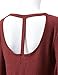 Regna X Womens Long Sleeve Tops Sport Workout Open-Back Active T Shirt (S-3X)
