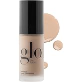 Glo Skin Beauty Luminous Liquid Mineral Foundation SPF 18, Naturelle | Sheer to medium coverage, dewy finish, evens skin tone, corrects imperfections, daily SPF, sensitive skin