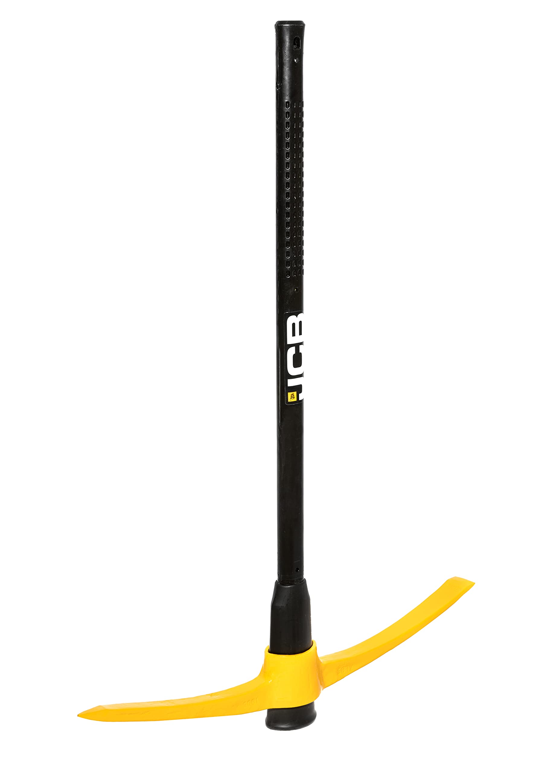 JCB Professional 7lb Chisel & Point Pick Axe - Metal Long Handle Heavy Duty Site - Gardening Tools - For Home Improvements, Demolition, Hand Pick Axe Tool, Trench, Root Breaker, Log Split, Pry, Chop