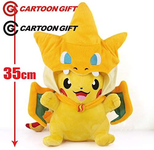 PampasSK Stuffed & Plush Animals - hot 35cm Pikachu cos Charmander Plush Toys Soft Stuffed Doll 1 PCs