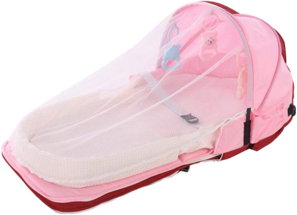 Yukie Portable Mobile Baby Bed Travel Crib Baby Nest Cot Newborn Multi-function Folding Bed Foldable Baby Nest With Toys Mosquito Net,PJ3742A