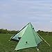 Geertop 1 Person 3-Season 20D Ultralight Backpacking Tent for Camping Hiking Climbing (Pole NOT Included)