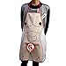Anxihanee Sexy Kitchen Apron Muscle Naked Man Creative Gentleman Cooking Apron Funny Party Kitchen Gag Gift for Men Boyfriend