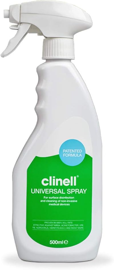 Clinell Universal Cleaning and Disinfectant Spray 500 ml Pack of 12