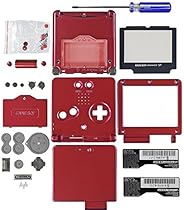 Game Boy Advance SP [GBA SP] Replacement Shell [Flame Red] [Mortoff Games]