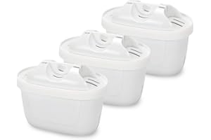 3-Pack Mavea Water Filter Replacement for MAVEA Pitcher 1001122, 1001495 LEVOIT Pitcher,Brita Mavea Maxtra, Maxtra+ and More 