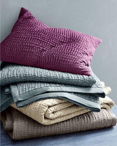Amazon Com Eileen Fisher Waves Washed Silk Quilt King Soft