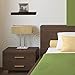 InPlace Durable Shelf with Invisible Brackets - Easy to Install & Remove, Deep Floating Shelves for Wall - MDF Wall Shelf for Living Room, Bathroom & Bedroom - 10