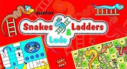 Snakes & Ladders & Ludo Junior Board Game by Momai
