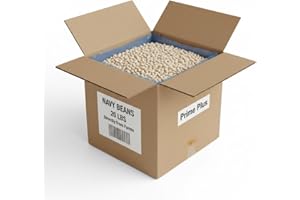 Bulk Dried Beans Variety 20lb – Multiple Types Available for Cooking, Restaurant & Food Service Use (NAVY BEANS)