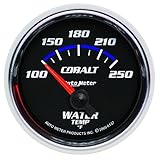 Auto Meter 6137 Cobalt Short Sweep Electric Water Temperature Gauge