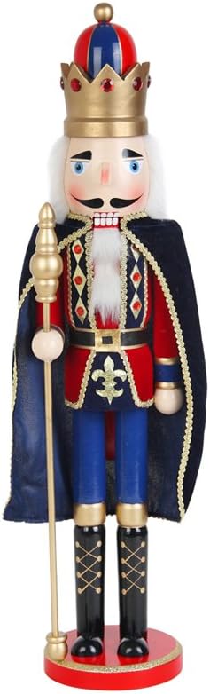 Nutcrackers - Jeco 24 Inch Nutcracker King with Cape