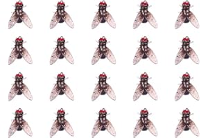 KNJOFLY 20Pcs Bionic Fly Fishing Bait, 2024 New Fly Hook Soft Bait Add Fish Attractant Fishing Gear, Silicone Artificial Fishing Lure with Sharpened Hook