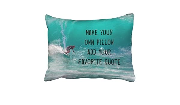 Zippered Pillow Covers Pillowcases One Side 20x26 Inch Make Your