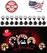 LED Monster T10 194 LED Light Bulb 168 LED Bulbs Bright Instrument Panel Gauge Cluster Dashboard LED Light Bulbs Set 10 T10 LED Bulbs with 10 Twist Lock Socket (Red)