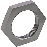 DERNORD Cast Pipe Fitting Stainless Steel 304 Hex Locknut 1-1/4" NPT Female