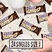 Creamy SNICKERS Almond Butter Singles Size Square Candy Bars, 1.4 Ounce (Pack of 24)