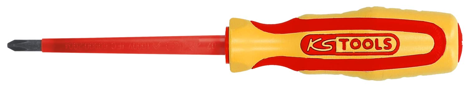 KS Tools 117.1523 ERGOTORQUE VDE Phillips Screwdriver, PH2, 315mm