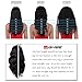 WIGNEE 100% Virgin Human Hair Wig Natural Wave Wigs with Bangs Brazilian Human Hair Wave Wigs Natural Black Color (18 Inch)