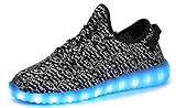 Littlepanda Women Men LED Shoes Luminous Flashing Sneakers Usb Charging Light up Casual Flat Shoes