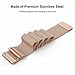 SWEES Metal Bands Compatible Fitbit Versa Smart Watch, Milanese Loop Stainless Steel Metal Replacement Accessories Small Large for Women Men, Black, Champagne, Colorful, Rose Gold, Silver, Grey