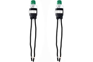 DPTTMLACI 2pcs Air Pressure Switch 120-150 PSI 1/4 Male NPT Thread DC 24V 12V Air Compressor With Connect Wire and Waterproof Cap