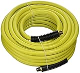 Air Hose With Bend Restrictors, Hybrid Supraflex, 50 Foot Air Hose, 300 PSI (Campbell Hausfeld PA121100AV)