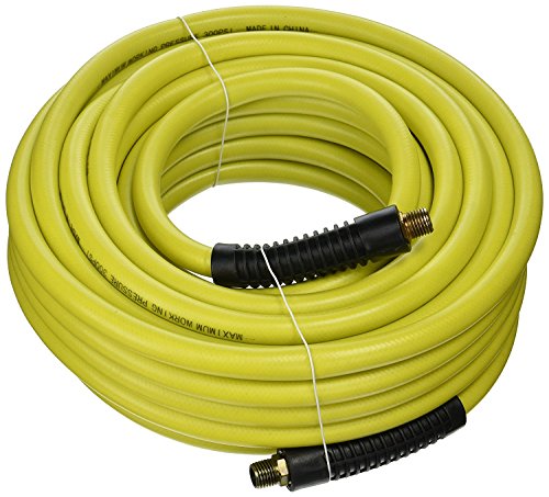 Air Hose With Bend Restrictors, Hybrid Supraflex, 50 Foot Air Hose, 300 PSI (Campbell Hausfeld PA121100AV)