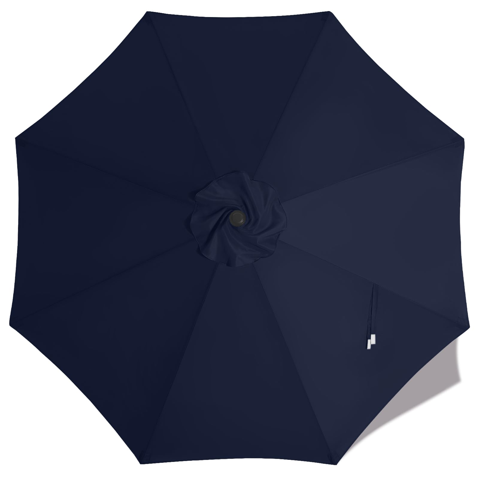 Photo 1 of MASTERCANOPY Patio Umbrella 9 ft Replacement Canopy for 8 Ribs-Navy Blue Canopy Only
