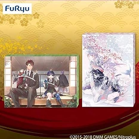 Amazon Touken Ranbu Canvas Illustration Set 刀剣乱舞 とうらぶ キャンバス イラスト セット 一期一振 五虎退 小豆 謙信 Figure フィギュア ドール 通販