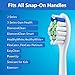 12 Pack Replacement Toothbrush Heads, Compatible with Philips Sonicare Brush Heads- Fits DiamondClean, HealthyWhite, FlexCare, EasyClean, PowerUp, 2 Series, 3 Series Gum Health, White