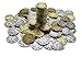 Metal Pirate Coins 32 Spanish Doubloon Thick 25MM Replicas Fantasy Metal Coin Pirates Treasure By Well Pack Box