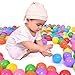 Childplaymate Pit Balls, Pack of 100 pcs Colorful Ball Soft Plastic Ocean Ball Funny Baby Kid Swim Pit Toy (100 PCS)