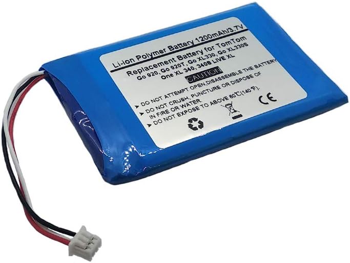 STARNOVO 3.7V 1200mAh Replacement GPS Navigator Battery for Tomtom Go 920, Go 920T, Go XL330, Go XL330S, One XL 340 - Image 3