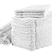 Alurri Washcloths Towel Set (White, Bulk Pack of 24), Kitchen & Dish Cotton Cloth, Bath and Face Cleansing, Baby Washcloth, Multi-Purpose Soft Cleaning Rags - Hand, Gym, Spa, Sports 12”X12” Towels