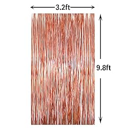 GOER 3.2 ft x 9.8 ft Metallic Tinsel Foil Fringe