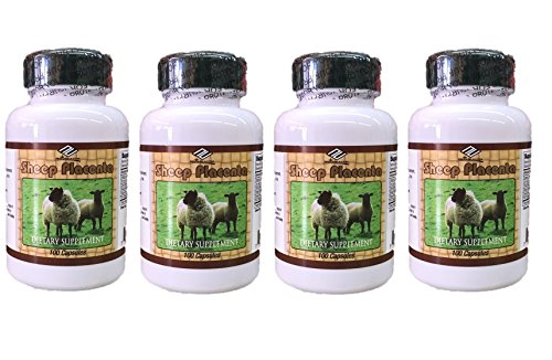 4 bottles Sheep Placenta Complex 100 Capsules/bottle, Make In USA, FRESH, Faster shipping !!